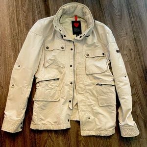 Strellson cream bomber jacket, barely worn